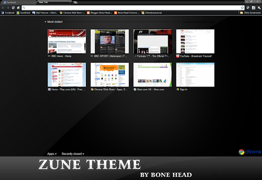 Zune Theme screenshot 1